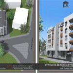 New apartments under construction Kisela Voda near the student dormitory